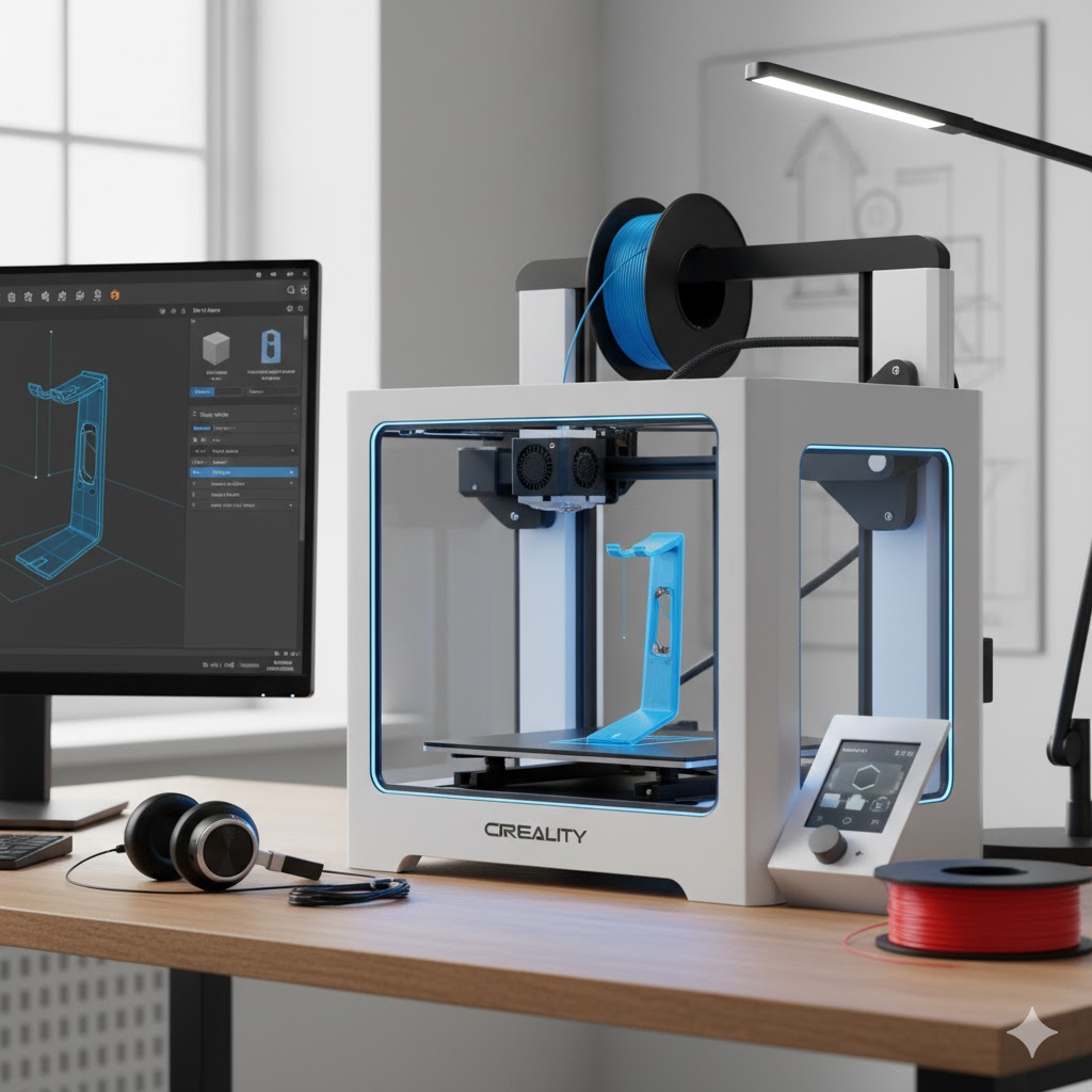 Best And Easy 3D Printing Ideas for Beginners in 2025 Printing Ideas for Earphone Holder through creality slicer