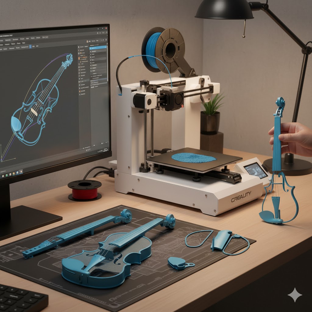 Best And Easy 3D Printing Ideas for Beginners in 2025 Printing Ideas for Modular Fiddle through creality slicer