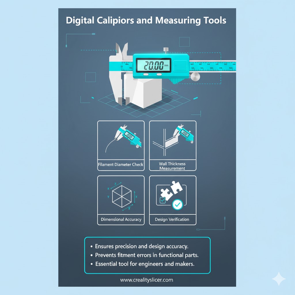 Which 3D Printing Accessories Should Beginners and Professionals Invest In? Digital Calipers and Measuring Tools