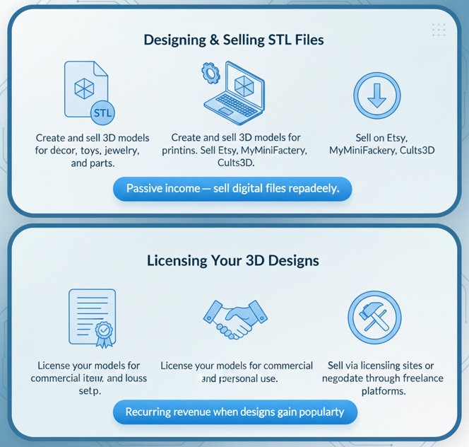 How to Make Money with 3D Printer? Proven Strategies for Turning Your Prints into Profits Selling 3D Printable Digital Files